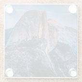 Glacier Point Glazen Onderzetter (Achterkant)