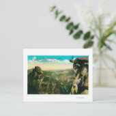 Glacier Point, Half Dome en Yosemite Valley Briefkaart (Staand voorkant)