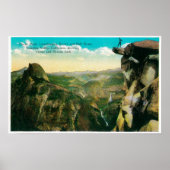 Glacier Point, Half Dome en Yosemite Valley Poster (Voorkant)