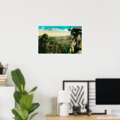 Glacier Point, Half Dome en Yosemite Valley Poster (Thuiskantoor)