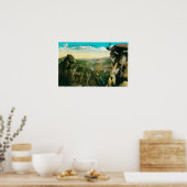 Glacier Point, Half Dome en Yosemite Valley Poster (Keuken)