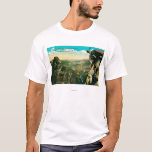 Glacier Point, Half Dome en Yosemite Valley T-shirt