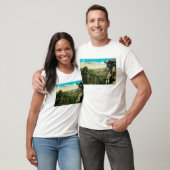 Glacier Point, Half Dome en Yosemite Valley T-shirt (Unisex)