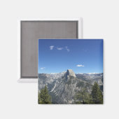 Glacier Point Half Dome Yosemite Kleur Foto Magneet (Voorkant / Achterkant)