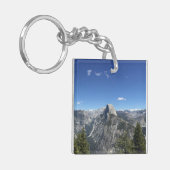 Glacier Point Half Dome Yosemite Kleur Foto Sleutelhanger (Voorkant Links)
