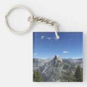 Glacier Point Half Dome Yosemite Kleur Foto Sleutelhanger (Voorkant)
