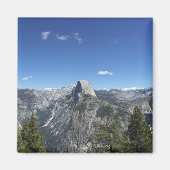 Glacier Point Half Dome Yosemite Kleurenfoto Magneet (Voorkant)