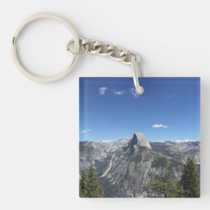 Glacier Point Half Dome Yosemite Kleurenfoto Sleutelhanger