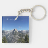 Glacier Point Half Dome Yosemite Kleurenfoto Sleutelhanger (Achterkant)