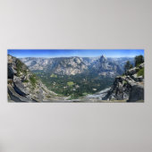 Glacier Point Panorama - Yosemite Valley Poster (Voorkant)