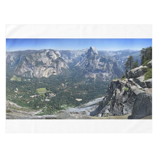 Glacier Point Panorama - Yosemite Valley Tafelkleed (Voorkant (Horizontaal))