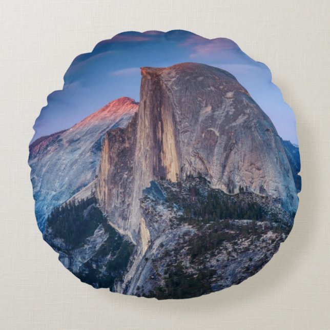 Glacier Point Rond Kussen (Voorkant)