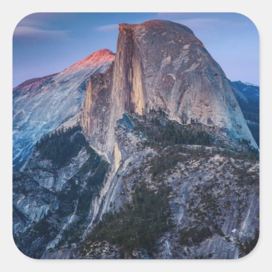 Glacier Point Vierkante Sticker (Voorkant)