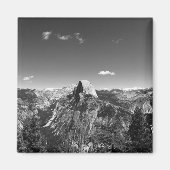 Glacier Point Yosemite Black en White Photography Magneet (Voorkant)