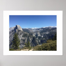 Glacier Point Yosemite Blauwe Kleur Fotografie