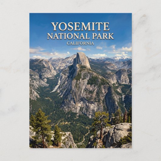 Glacier Point Yosemite Briefkaart (Voorkant)