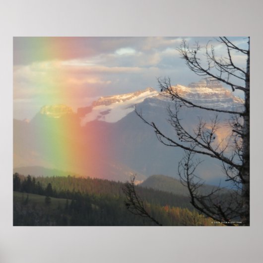 Glacier Rainbow Poster (Voorkant)