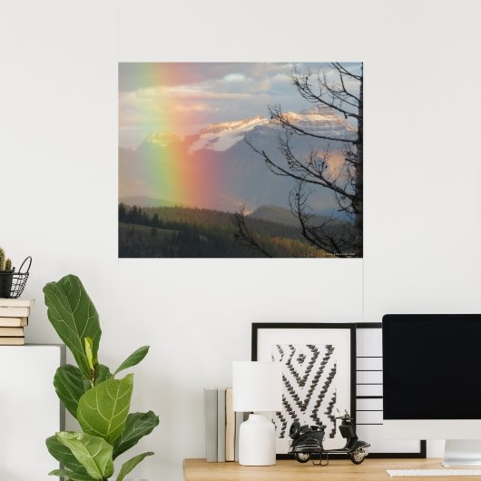 Glacier Rainbow Poster (Thuiskantoor)