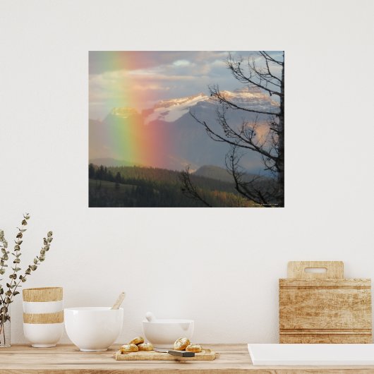 Glacier Rainbow Poster (Keuken)