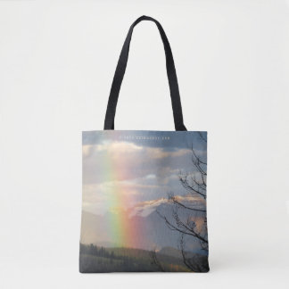 Glacier Rainbow Tote Bag