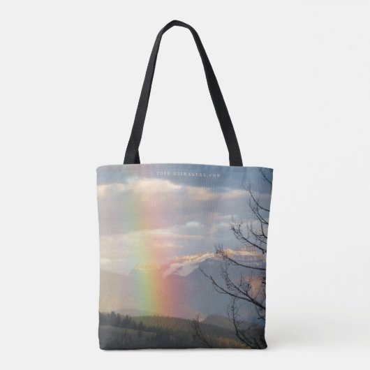 Glacier Rainbow Tote Bag (Achterkant)