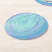 Glacier Ronde Kartonnen Onderzetter (Gebogen)