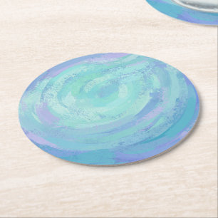 Glacier Ronde Kartonnen Onderzetter