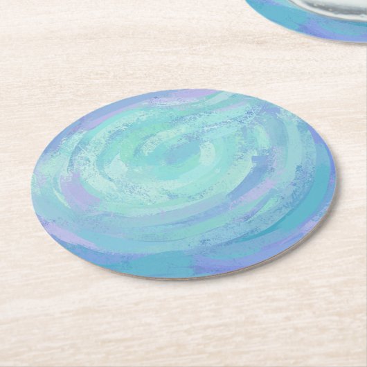 Glacier Ronde Kartonnen Onderzetter (Gebogen)