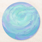Glacier Ronde Kartonnen Onderzetter (Voorkant)