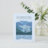 Glacier Scene - Cordova, Alaska Briefkaart (Staand voorkant)