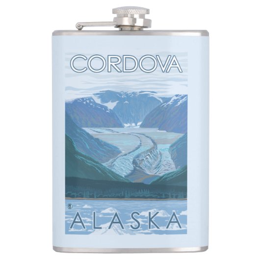 Glacier Scene - Cordova, Alaska Heupfles (Voorkant)