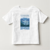 Glacier Scene - Cordova, Alaska Kinder Shirts (Voorkant)