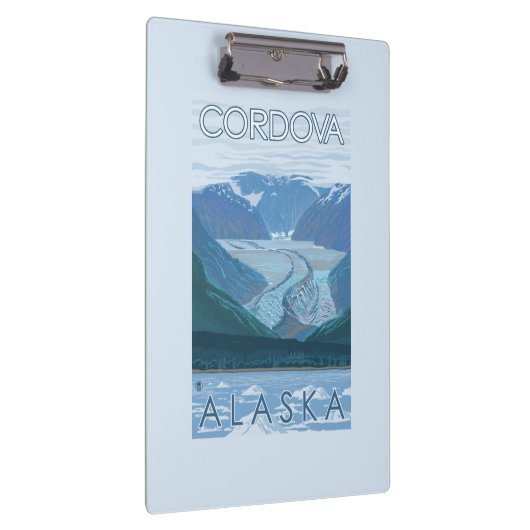 Glacier Scene - Cordova, Alaska Klembord (Rechts)