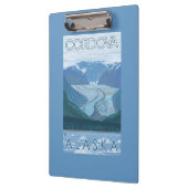 Glacier Scene - Cordova, Alaska Klembord (Links)