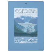 Glacier Scene - Cordova, Alaska Klembord (Achterkant)