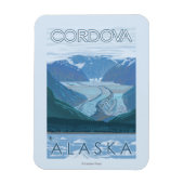 Glacier Scene - Cordova, Alaska Magneet (Verticaal)
