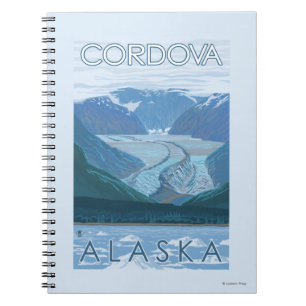 Glacier Scene - Cordova, Alaska Notitieboek