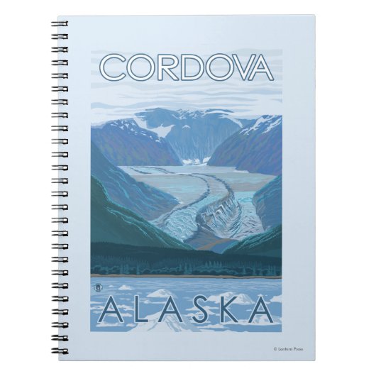 Glacier Scene - Cordova, Alaska Notitieboek (Voorkant)