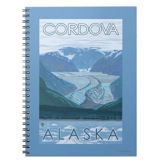 Glacier Scene - Cordova, Alaska Notitieboek (Voorkant)