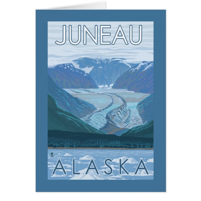 Glacier Scene - Juneau, Alaska (Voorkant)