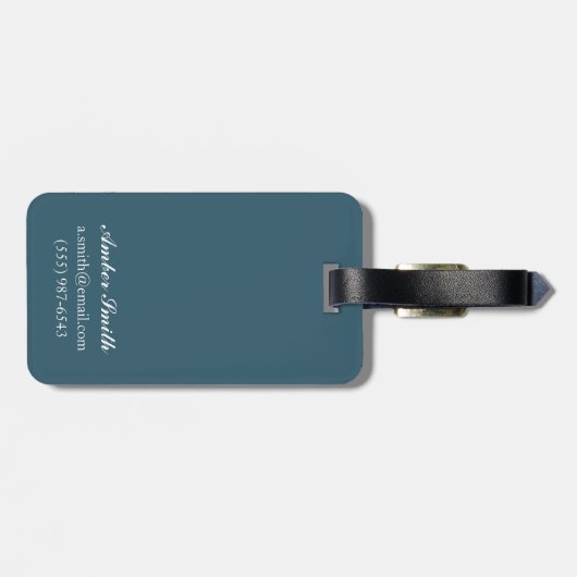 Glacier Scene - Juneau, Alaska Bagagelabel (Achterkant horizontaal)