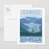 Glacier Scene - Juneau, Alaska Briefkaart (Voorkant / Achterkant)