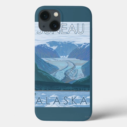 Glacier Scene - Juneau, Alaska Case-Mate iPhone Case (Achterkant)