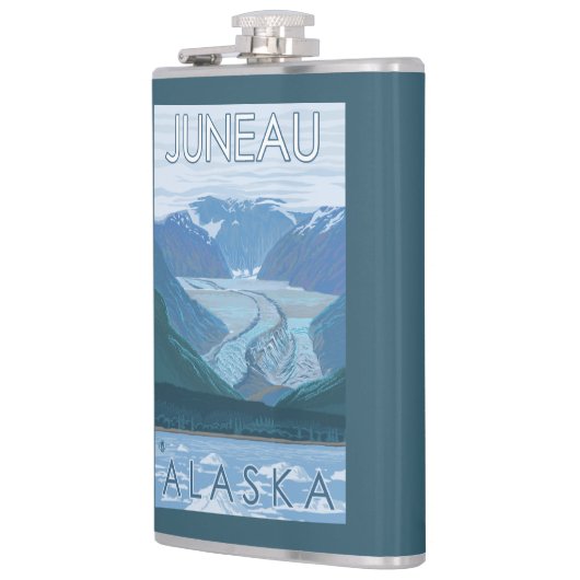 Glacier Scene - Juneau, Alaska Heupfles (Links)