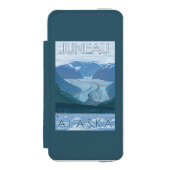 Glacier Scene - Juneau, Alaska Incipio iPhone Portemonnee Hoesje (Voorkant Agenda)
