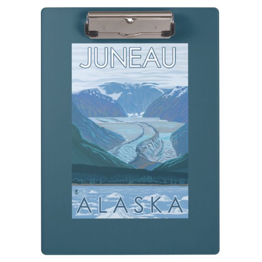 Glacier Scene - Juneau, Alaska Klembord (Voorkant)