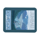 Glacier Scene - Juneau, Alaska Magneet (Horizontaal)