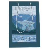 Glacier Scene - Juneau, Alaska Medium Cadeauzakje (Voorkant)