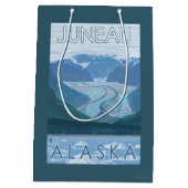 Glacier Scene - Juneau, Alaska Medium Cadeauzakje (Achterkant)