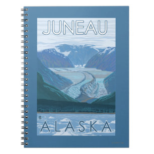 Glacier Scene - Juneau, Alaska Notitieboek
